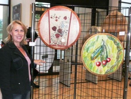 Aquarelle sur papier chinois original  thème Emille Gallé